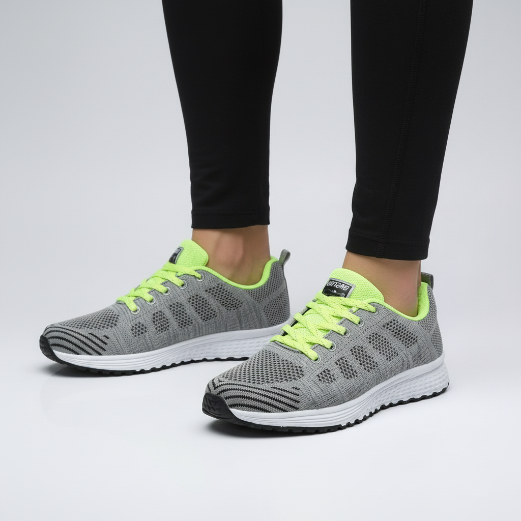 Women's Lightweight Breathable Comfort Sneakers | White Sneakers
