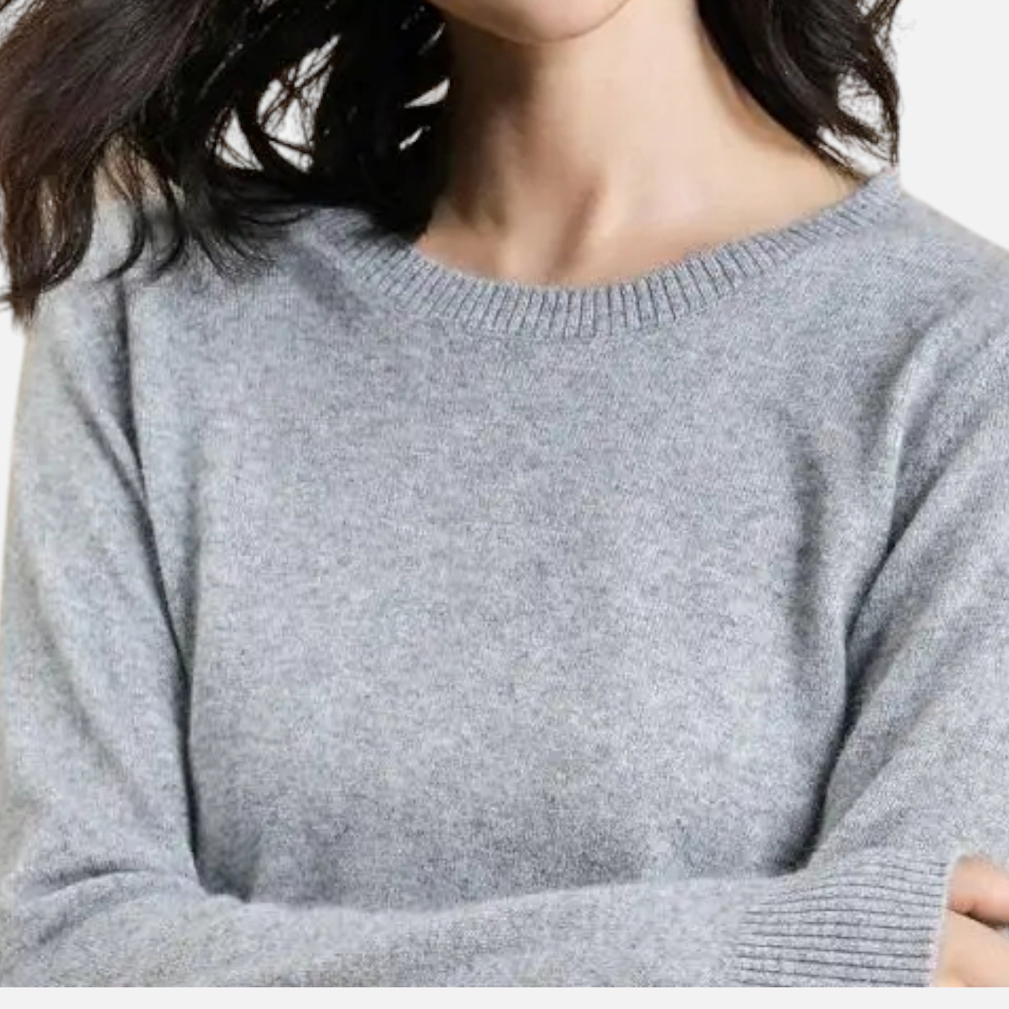 Women’s Merino Wool Sweater – O-Neck