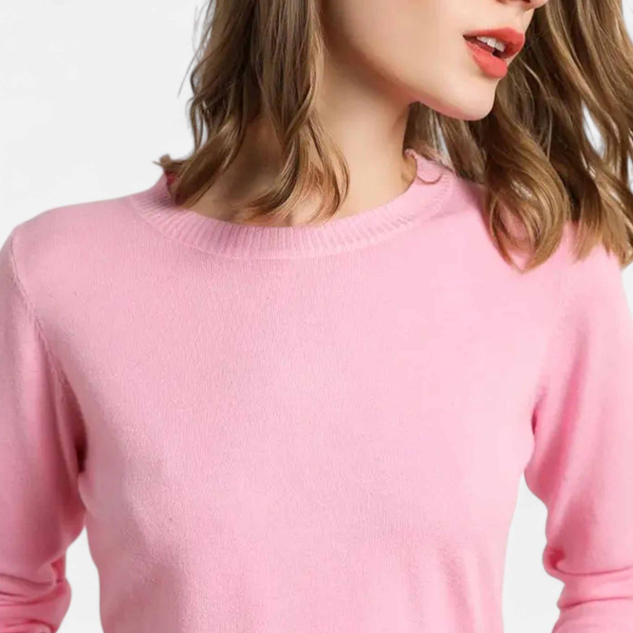 Women’s Merino Wool Sweater – O-Neck