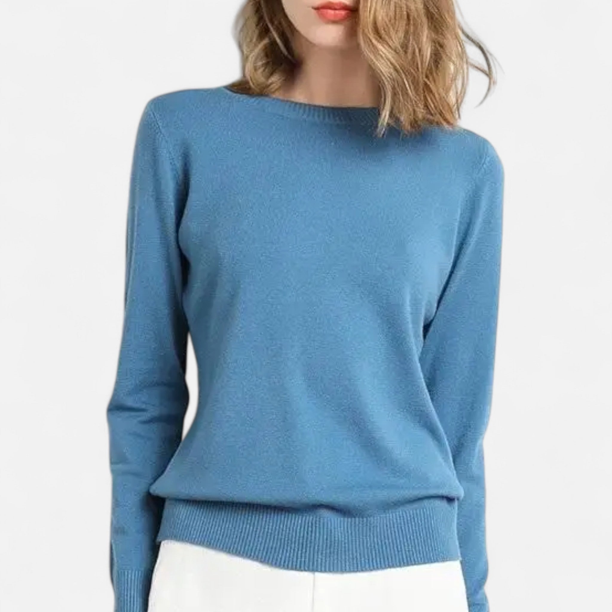 Women’s Merino Wool Sweater – O-Neck
