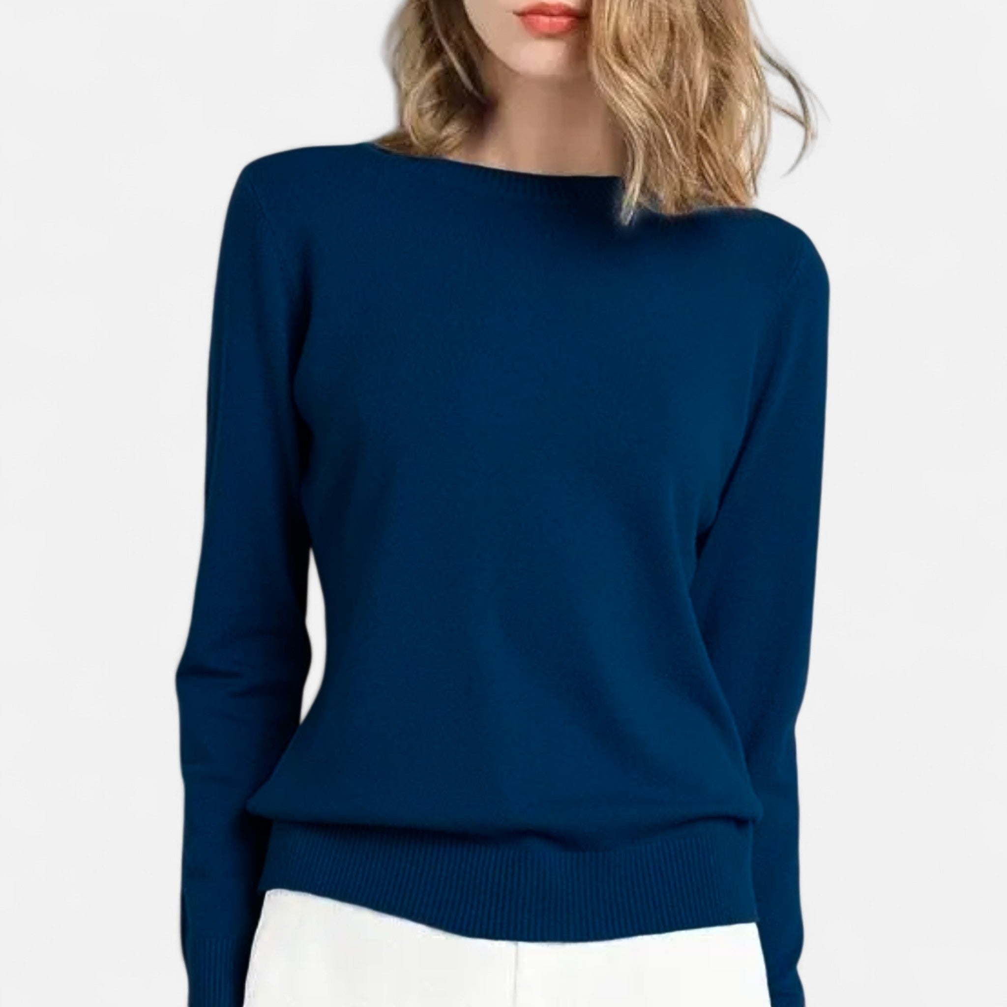 Women’s Merino Wool Sweater – O-Neck