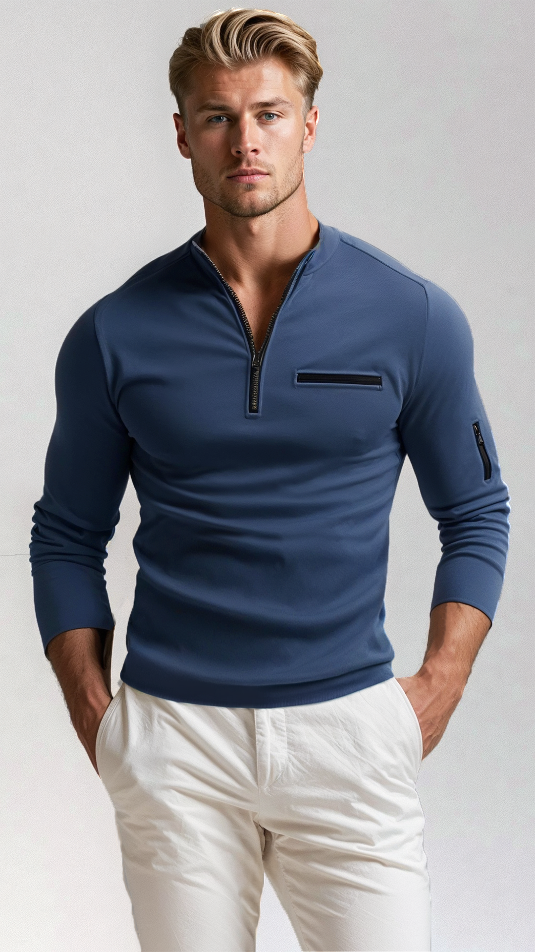 Gents | Quarter-Zip Sweater