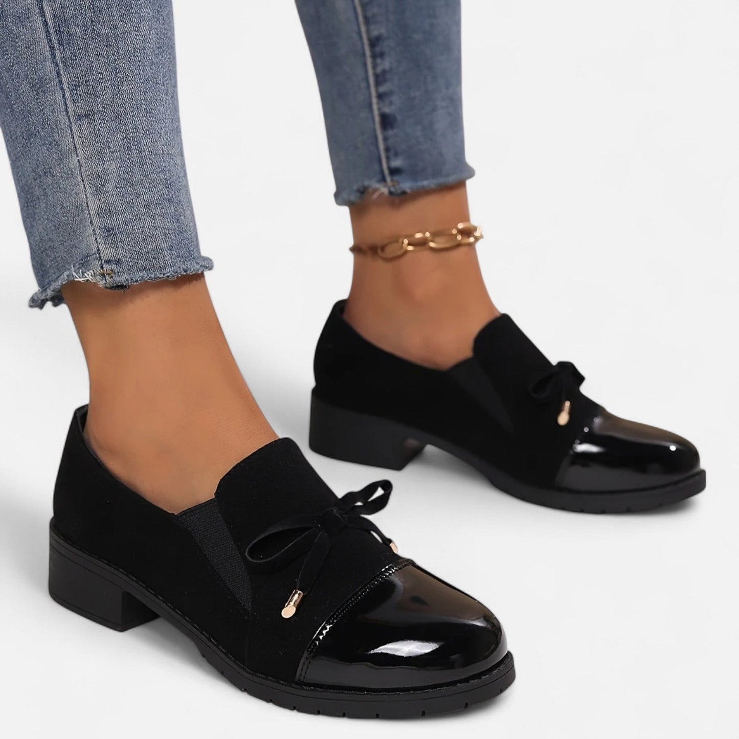 Women’s Retro Bow-Knot Loafers