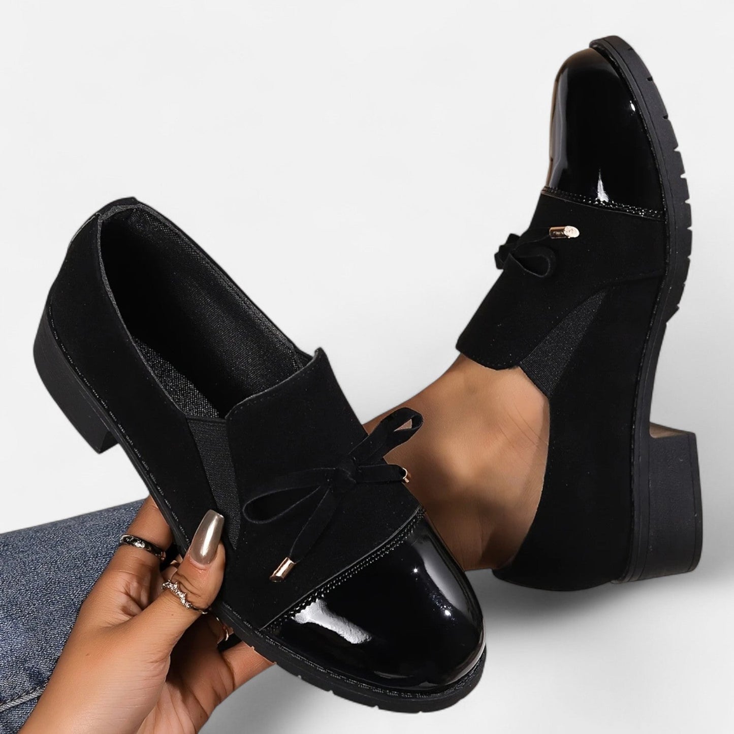 Women’s Retro Bow-Knot Loafers