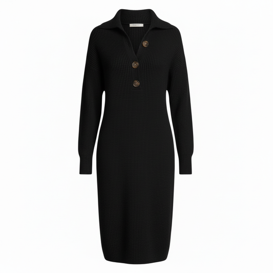 Arianell | Women's Wool Knit Midi Sweater Dress