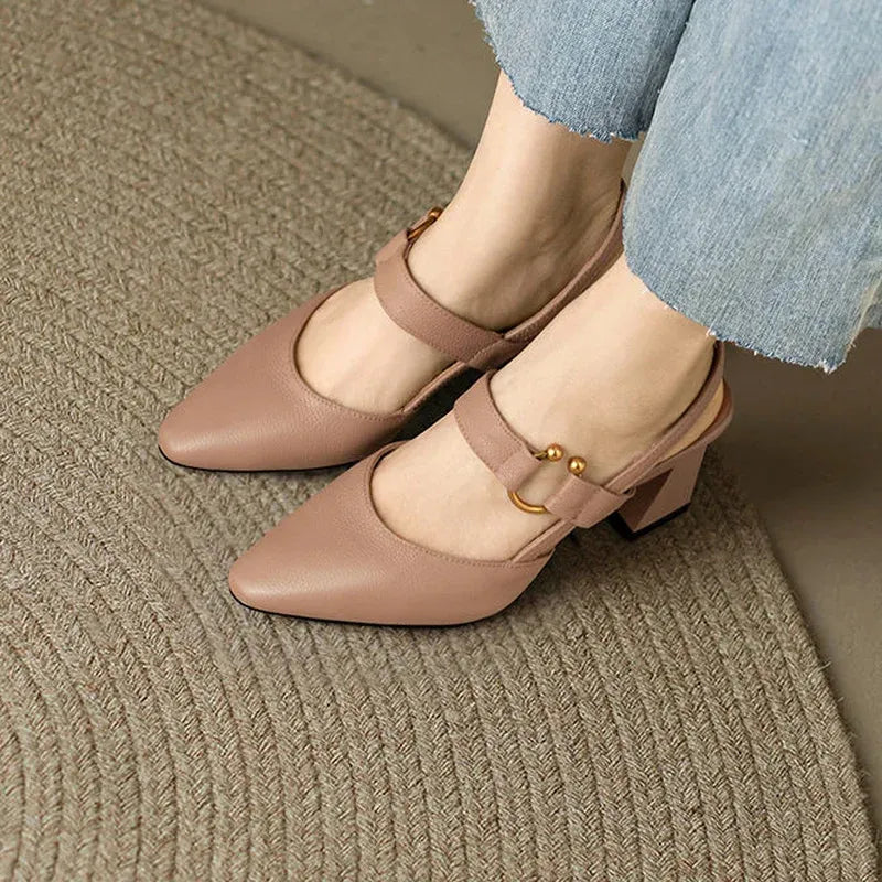 Women’s Heels with Wide Heel Base
