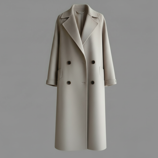 Elegant Long Wool Coat | Women's Winter Coats