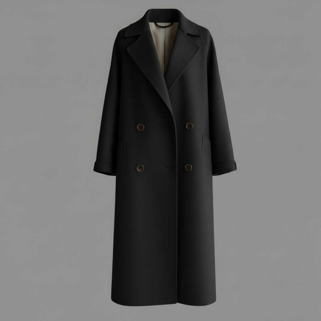 Elegant Long Wool Coat | Women's Winter Coats