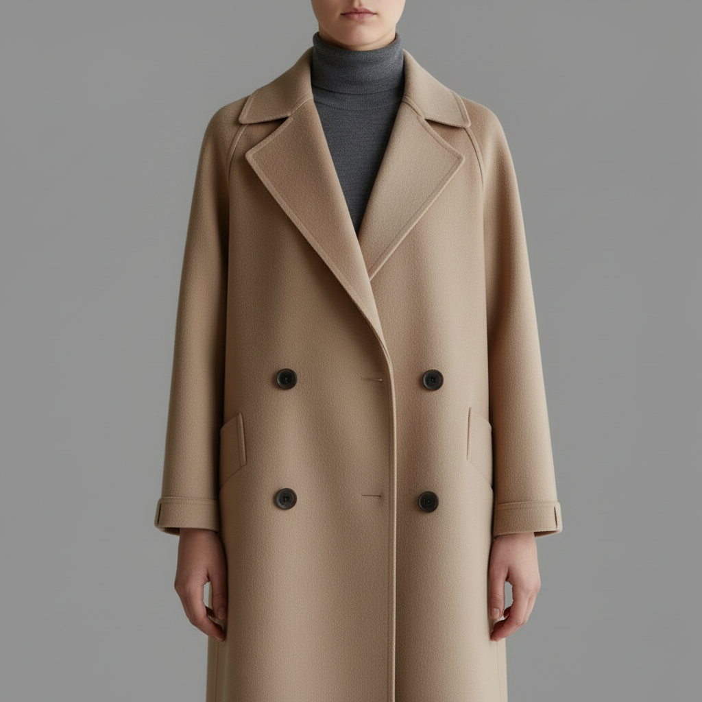 Elegant Long Wool Coat | Women's Winter Coats