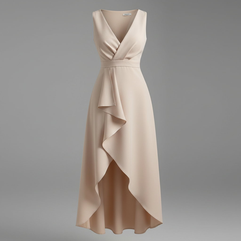 Elegant V-Neck Maxi Dress | Women's Summer Dress