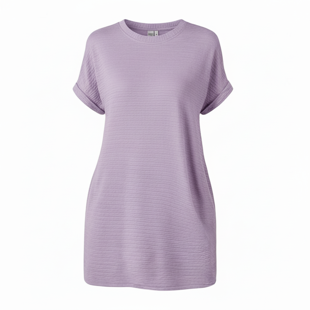 Minimalist Summer Dress | Women's Casual Round Neck Dress