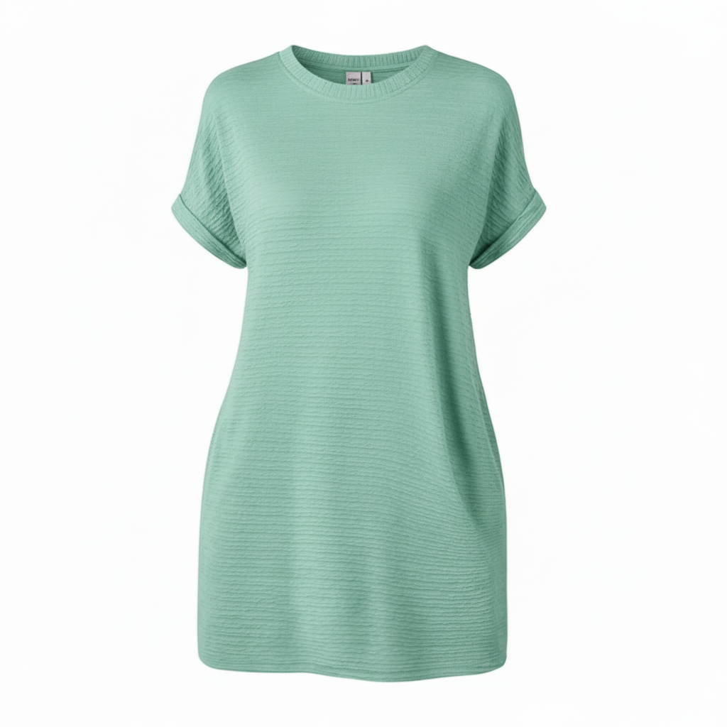 Minimalist Summer Dress | Women's Casual Round Neck Dress