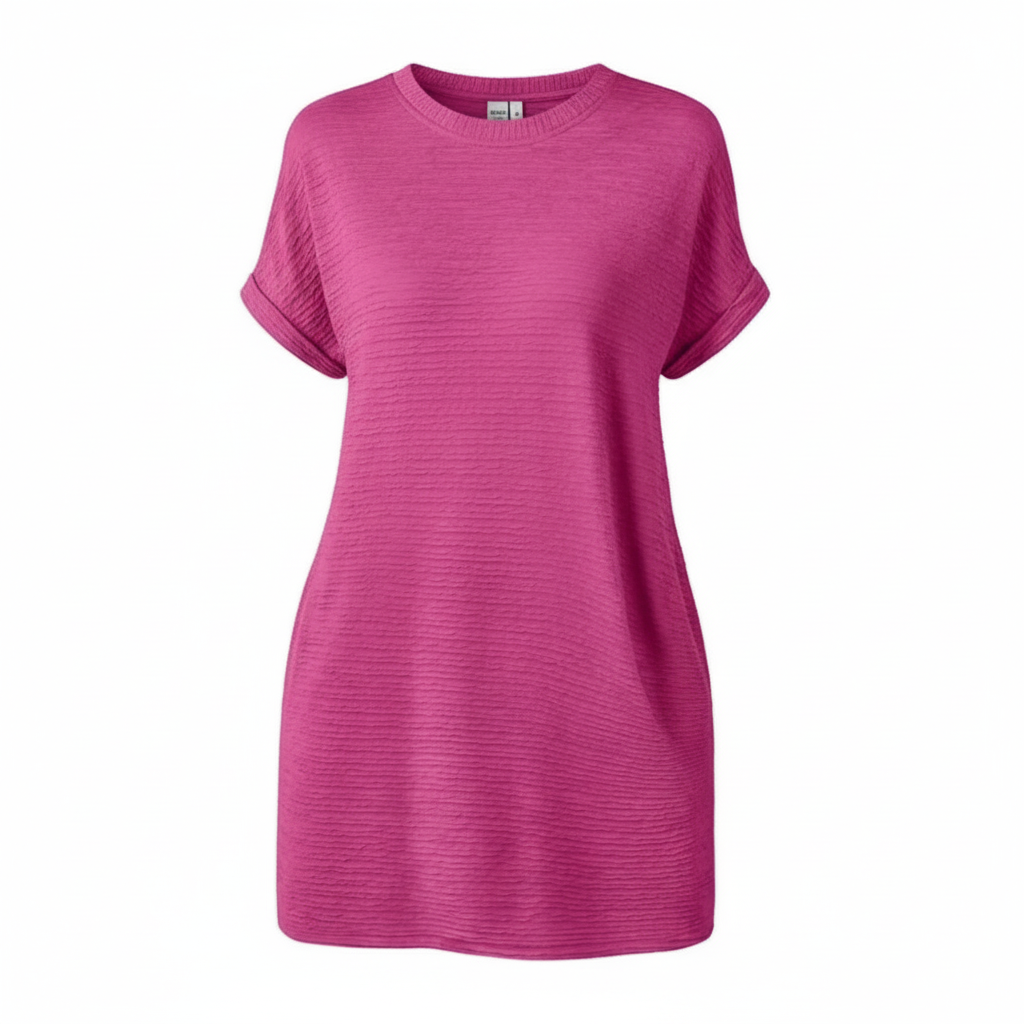 Minimalist Summer Dress | Women's Casual Round Neck Dress