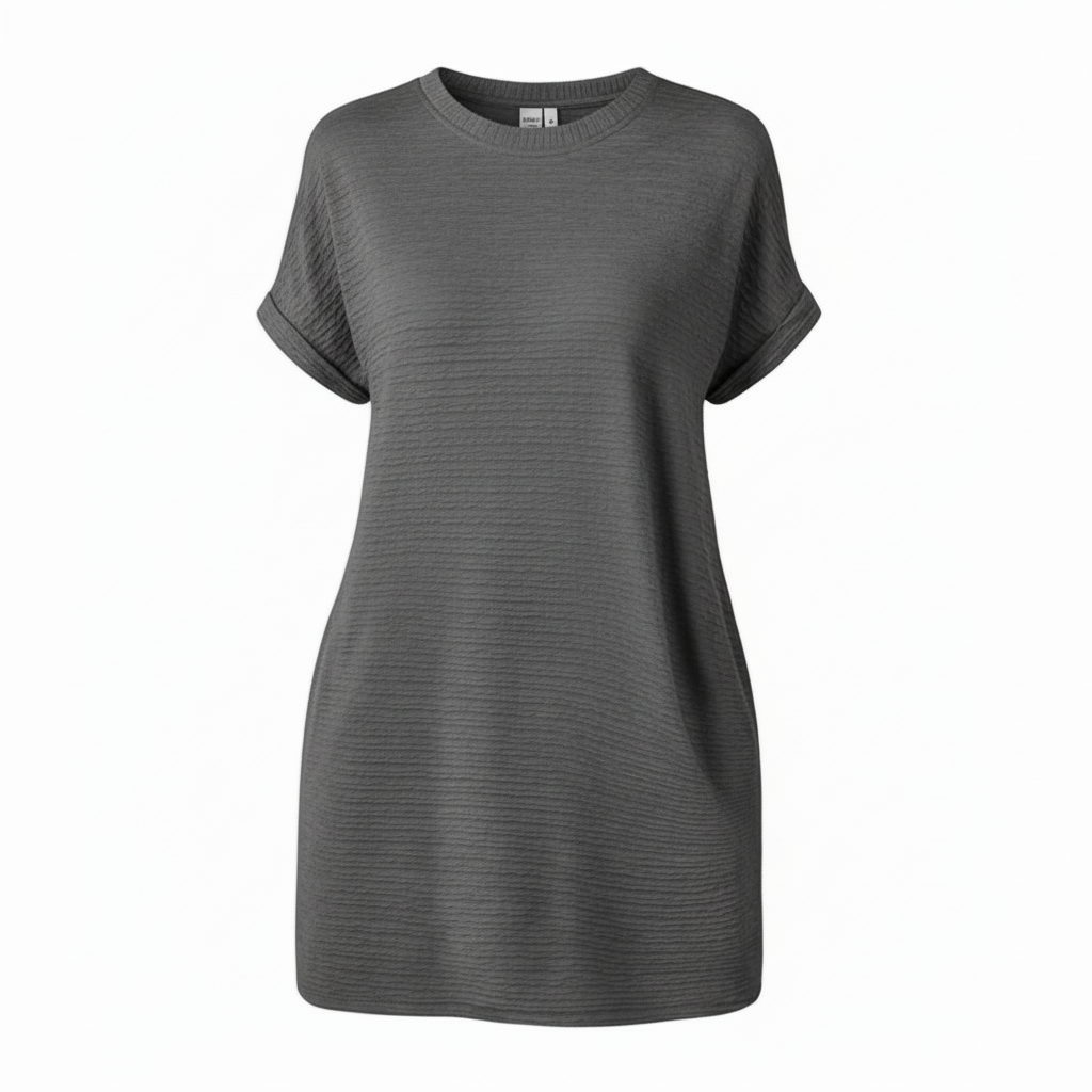 Minimalist Summer Dress | Women's Casual Round Neck Dress