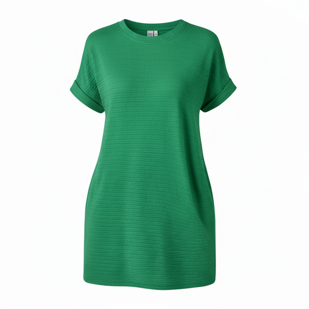 Minimalist Summer Dress | Women's Casual Round Neck Dress