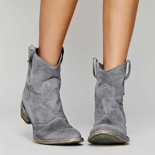 Women’s Vintage Cowboy Ankle Boots