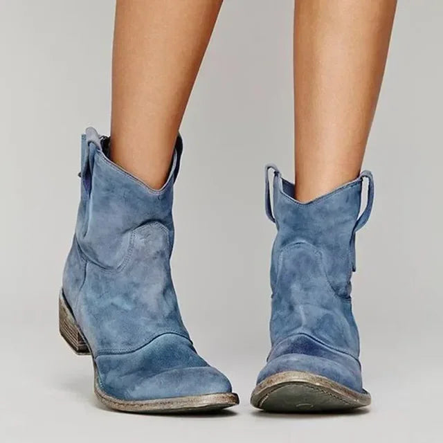 Women’s Vintage Cowboy Ankle Boots