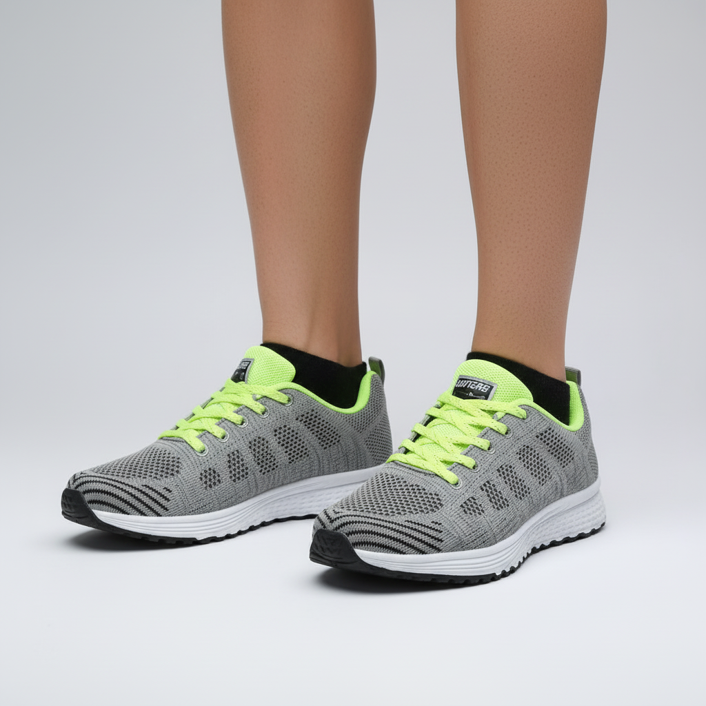 Women's Lightweight Breathable Comfort Sneakers | White Sneakers