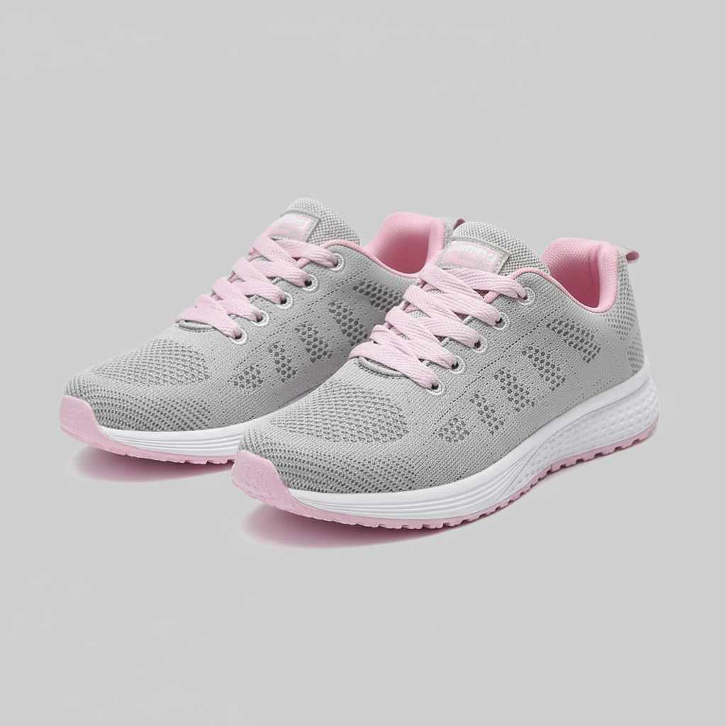 Women's Lightweight Breathable Comfort Sneakers | White Sneakers