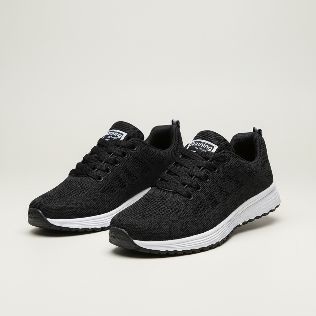 Women's Lightweight Breathable Comfort Sneakers | White Sneakers