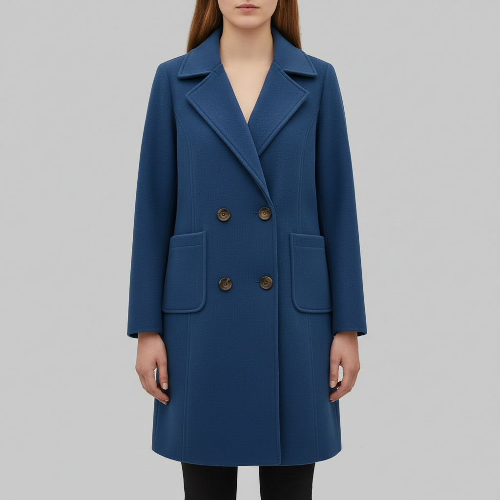 Women's Wool Mid-Length Winter Coat | Elegant Warmth