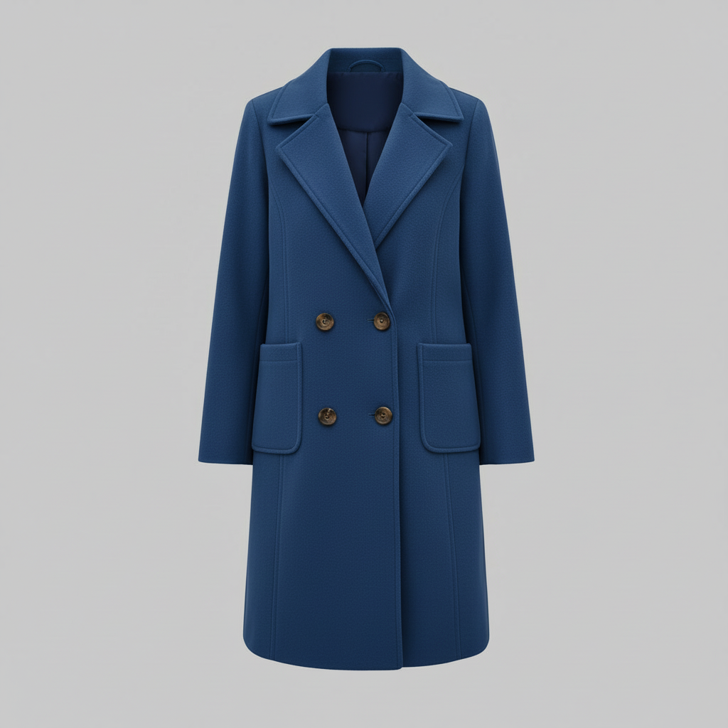 Women's Wool Mid-Length Winter Coat | Elegant Warmth
