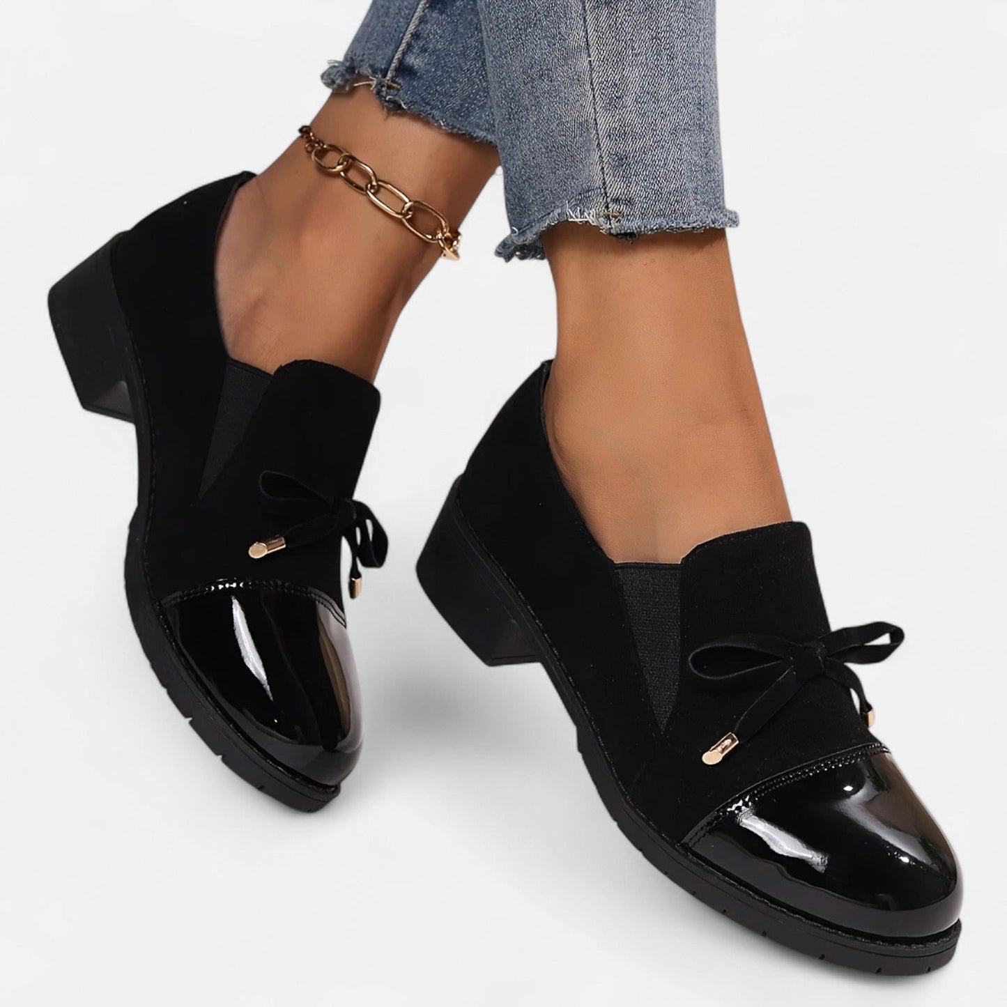 Women’s Retro Bow-Knot Loafers