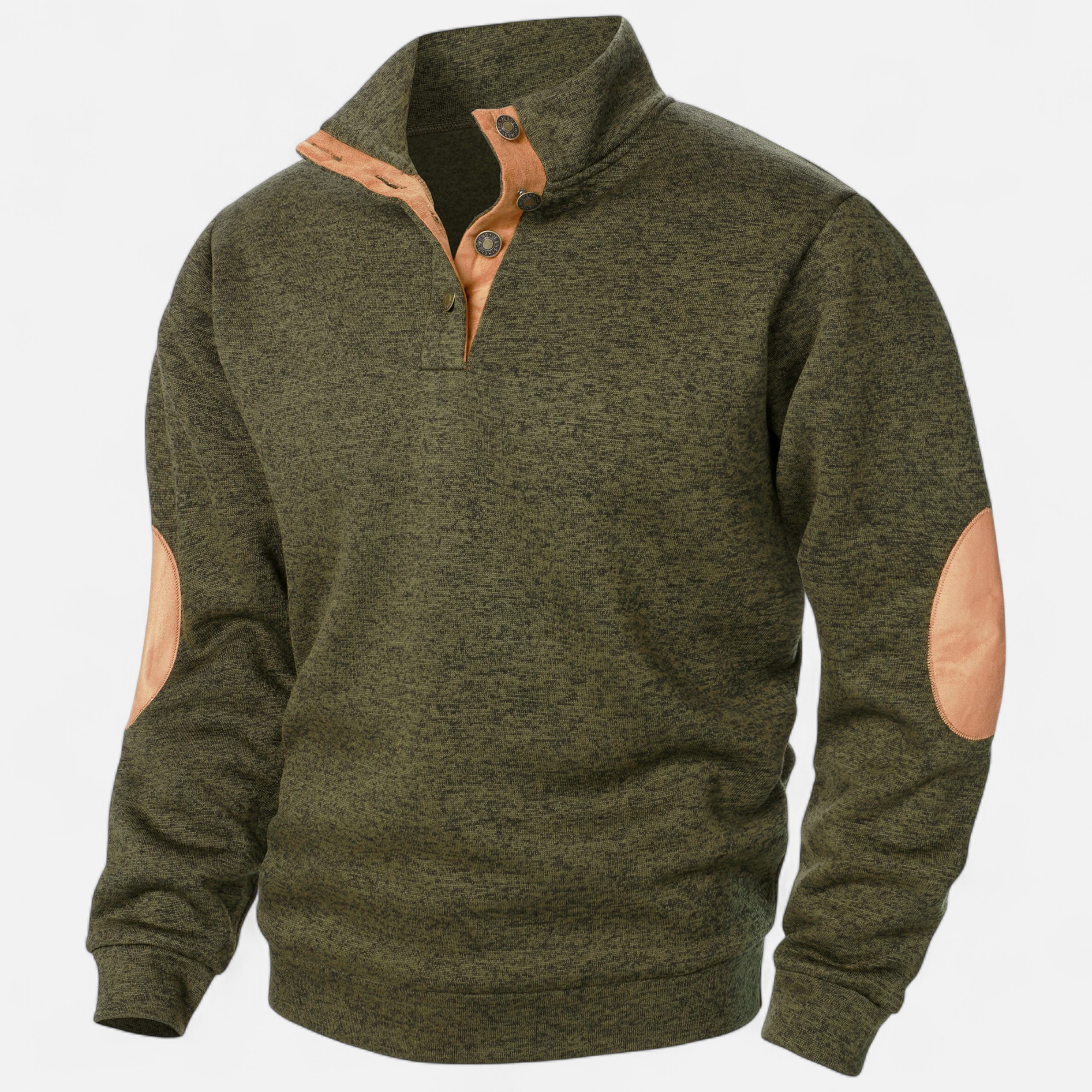Men’s Knitted Sweater – Stand Collar