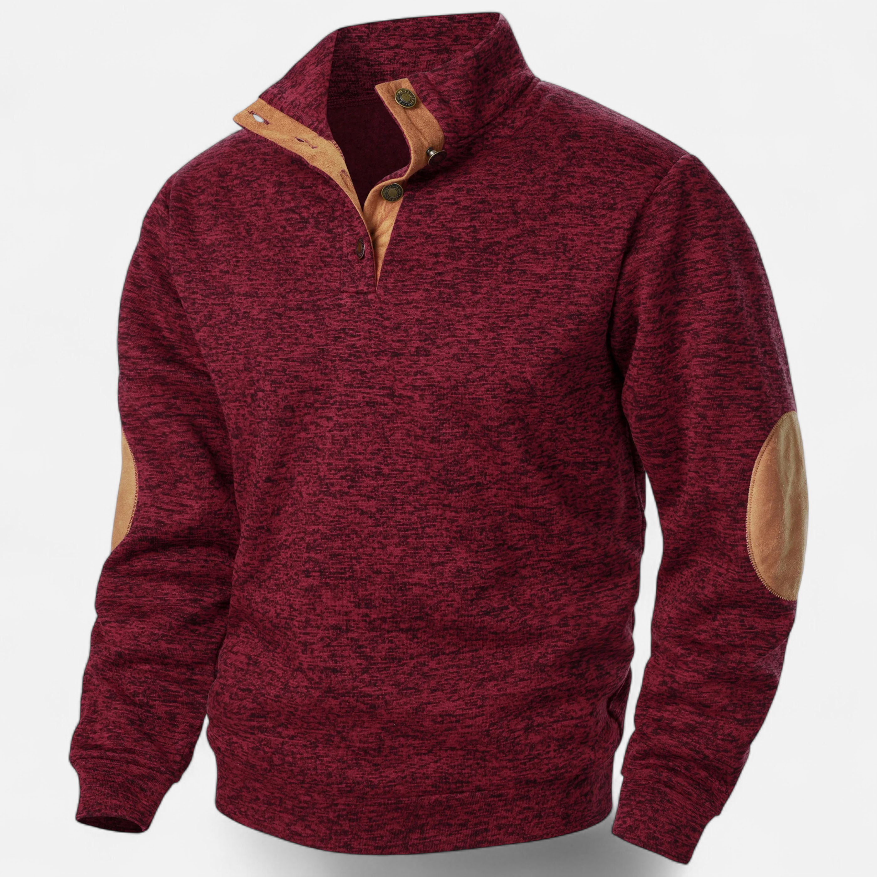 Men’s Knitted Sweater – Stand Collar