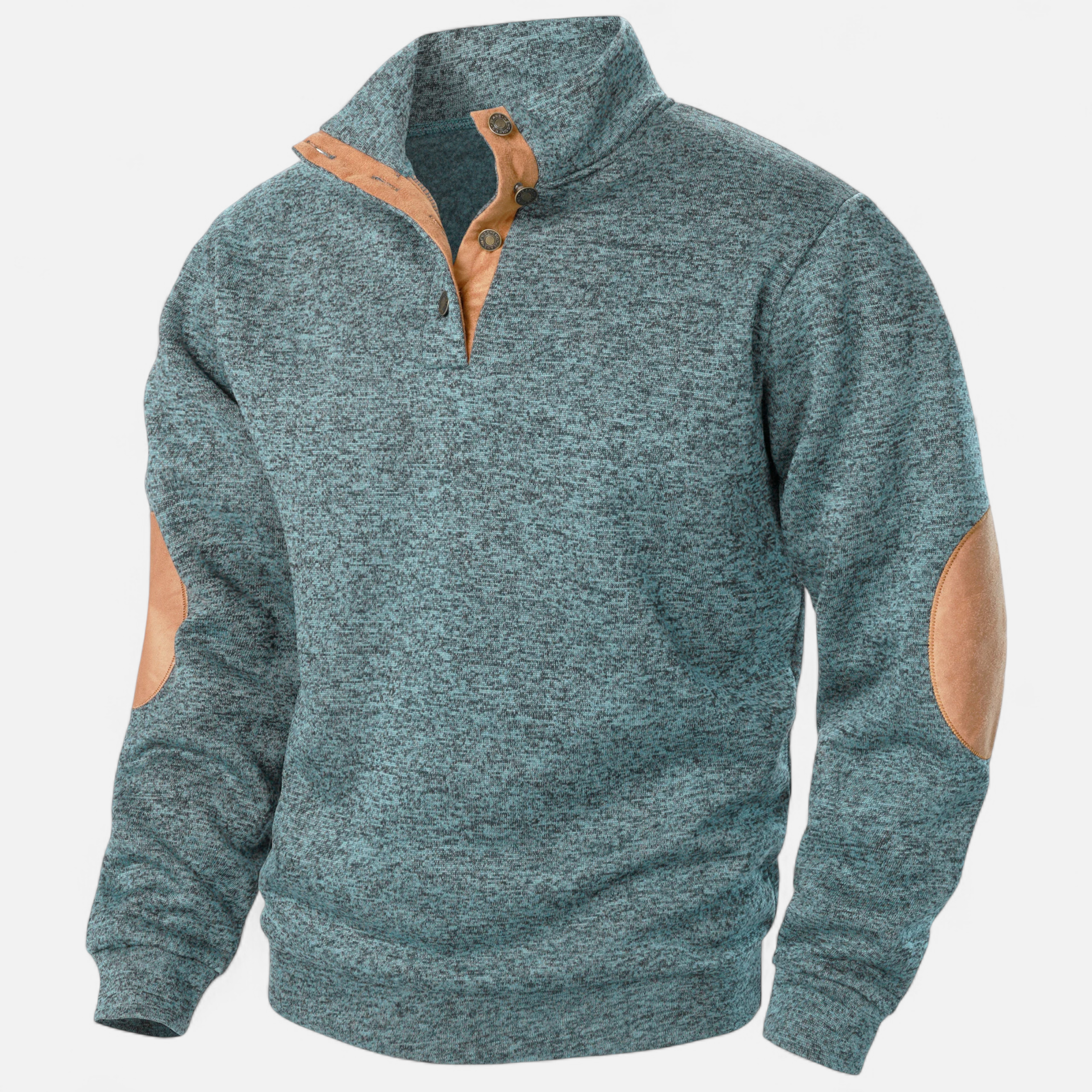 Men’s Knitted Sweater – Stand Collar