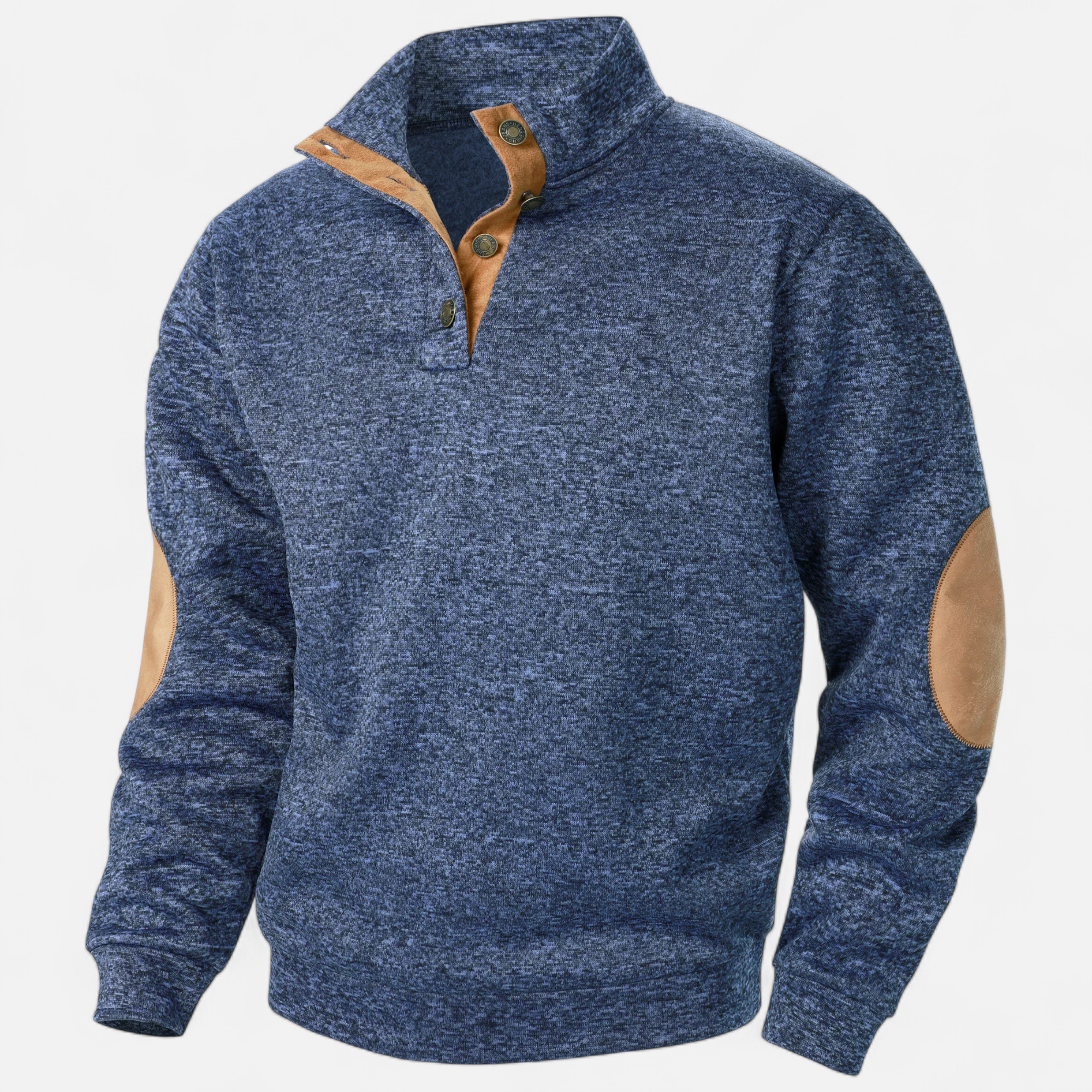 Men’s Knitted Sweater – Stand Collar