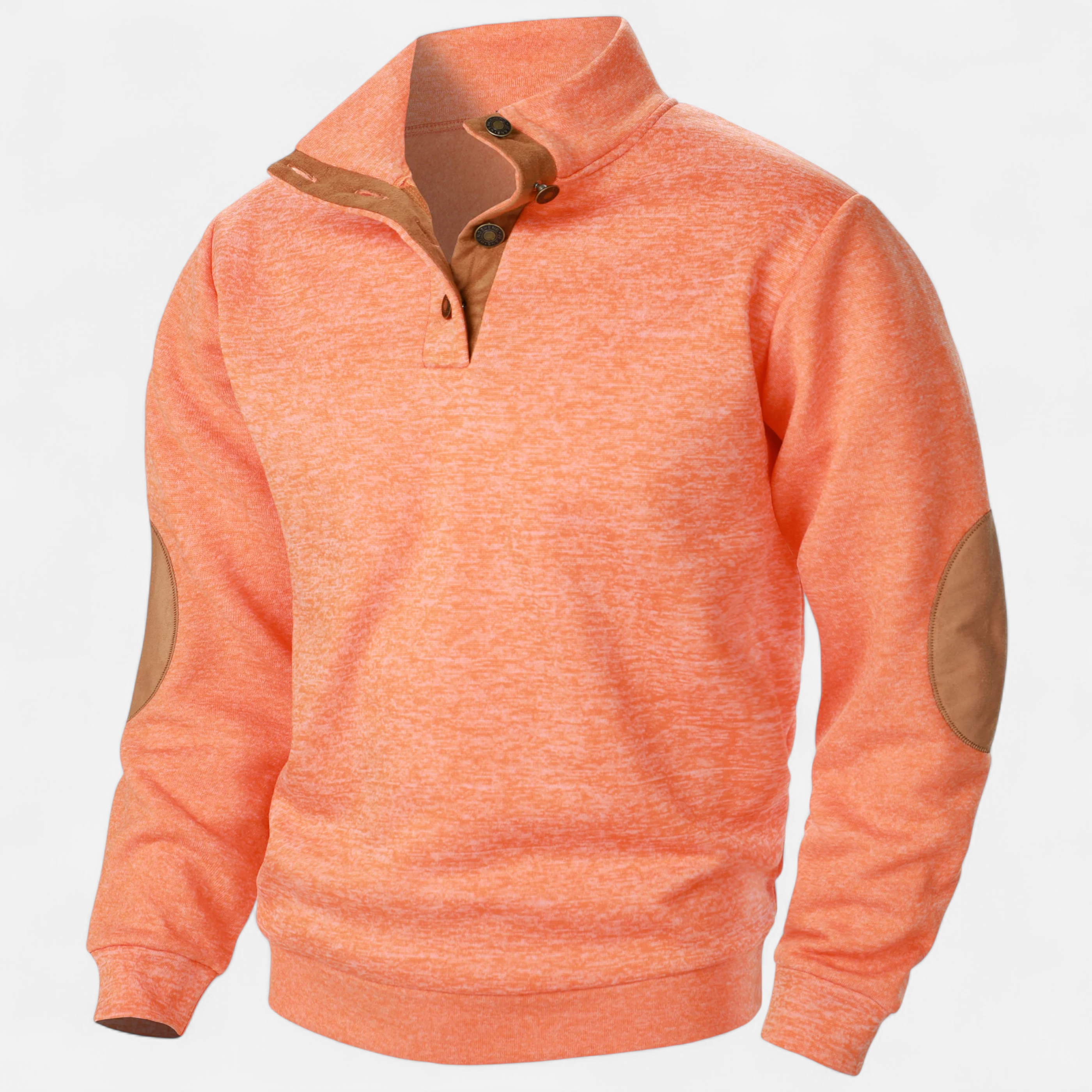 Men’s Knitted Sweater – Stand Collar